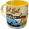 Cană ceramică 330ml - Volkswagen Bulli - Let's get lost - Hai să rătăcim