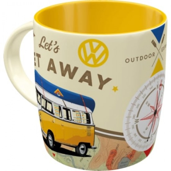 Cană ceramică 330ml - Volkswagen Let's get away
