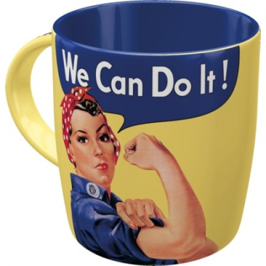 Cană ceramică 330ml - We Can Do It - Putem sa o facem