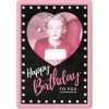 Carte Poștală metalică - 10 x 14 - Marilyn Monroe Happy Birthday - la Multi Ani