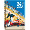 Carte Poștală metalică - 24H Le Mans Racing Poster Blue - Afis Albastru Al Cursei Lemans