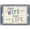 Carte Poștală metalică - Happy Wife Happy Life - Nevasta Fericita Viata Fericita Carte Poștală metalică - Happy Wife Happy Life - Nevasta Fericita Viata Fericita