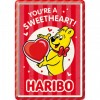 Carte Poștală metalică - Haribo Sweetheart