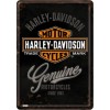 Carte Poștală metalică - Harley-Davidson Genuine - Autentic Carte Poștală metalică - Harley-Davidson Genuine - Autentic