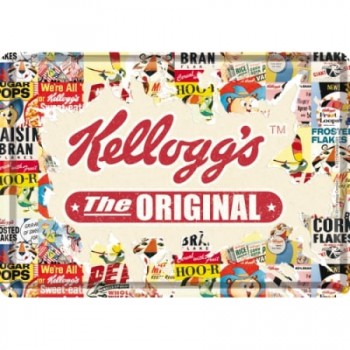 Carte Poștală metalică - Kellogg'S The Original - Kellogg'S Cel Autentic