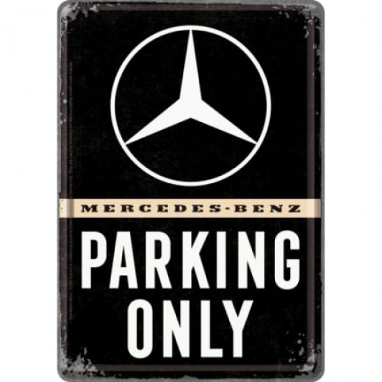 Carte Poștală metalică - Mercedes-Benz Parking Only - Parcare Doar pentru Mercedes-Benz Carte Poștală metalică - Mercedes-Benz Parking Only - Parcare Doar pentru Mercedes-Benz