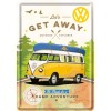 Carte Poștală metalică - Volkswagen Let'S Get Away - Hai Sa O Intindem