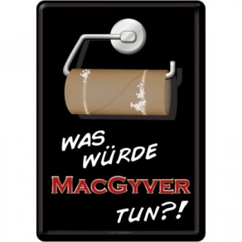 Carte Poștală metalică - What Would Macgyver Do?! - Ce Ar Face Macgyver?! Carte Poștală metalică - What Would Macgyver Do?! - Ce Ar Face Macgyver?!