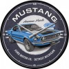 Ceas de Perete Ford Mustang - 1969 Mach 1 Blue 31 Cm