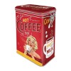 Cutie Metal Capac Etans L Hot Coffee Now - Cafea Fierbinte Chiar Acum