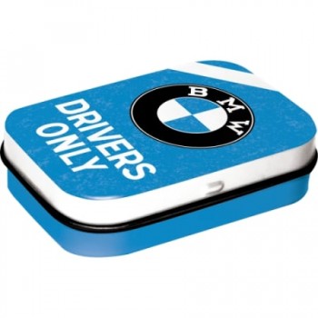 Cutie metalică de buzunar - BMW Drivers Only Blue - Doar pentru Soferi de BMW - Albastru