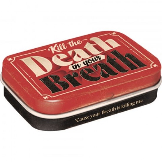 Cutie metalică de buzunar - Death în Your Breath