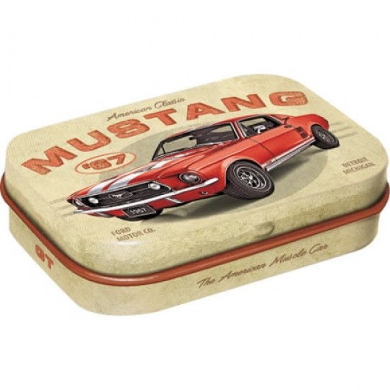 Cutie metalică de buzunar - Ford Mustang - Gt 1967 Rosu
