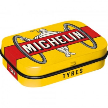 Cutie metalică de buzunar - Michelin - Bibendum - Galben