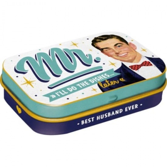 Cutie metalică de buzunar - Mr. I'Ll Do It Later - Domnul 'Mai Incolo' Cutie metalică de buzunar - Mr. I'Ll Do It Later - Domnul 'Mai Incolo'