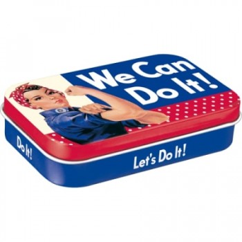 Cutie metalică de buzunar - XL We Can Do It - Putem Sa O Facem! Cutie metalică de buzunar - XL We Can Do It - Putem Sa O Facem!