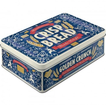 Cutie metalică plată - Crisp Bread