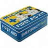 Cutie metalică plată - Michelin - Design retro First Aid Kit - decorativă