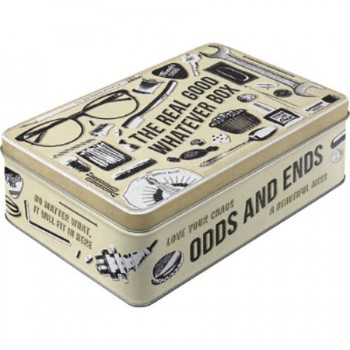 Cutie metalică plată - Whatever Odds ; Ends Box - Cutia Bune pentru Te - Miri - Ce