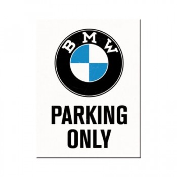 Magnet 6 x 8cm -  BMW - Parking Only - Parcare Doar pentru BMW