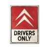 Magnet 6 x 8cm -  Citroen Drivers Only - Doar pentru Soferi de Citroen