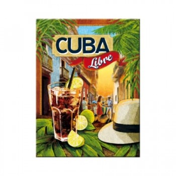 Magnet 6 x 8cm - Cuba Libre Magnet 6 x 8cm - Cuba Libre