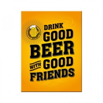 Magnet 6 x 8cm - Drink Good Beer - Beti Bere Buna Magnet 6 x 8cm - Drink Good Beer - Beti Bere Buna