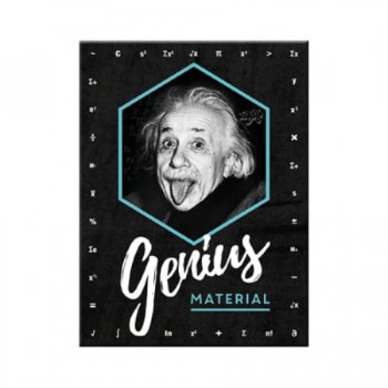 Magnet 6 x 8cm - Einstein - Genius - Einstein Geniu Magnet 6 x 8cm - Einstein - Genius - Einstein Geniu