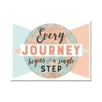 Magnet 6 x 8cm - Every Journey Begins - Orice Calatorie Incepe cu Un Singur Pas Magnet 6 x 8cm - Every Journey Begins - Orice Calatorie Incepe cu Un Singur Pas
