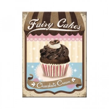 Magnet 6 x 8cm - Fairy Cakes - Chocolate Cream - Prajituri de Vis Crema de Ciocolata Magnet 6 x 8cm - Fairy Cakes - Chocolate Cream - Prajituri de Vis Crema de Ciocolata