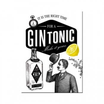 Magnet 6 x 8cm - Gin Tonic Magnet 6 x 8cm - Gin Tonic
