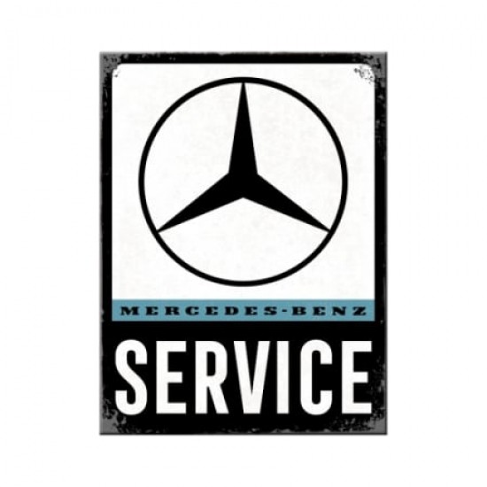 Magnet 6 x 8cm -  Mercedes-Benz Service