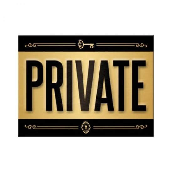 Magnet 6 x 8cm -  - Private - Privat