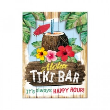 Magnet 6 x 8cm -  Tiki Bar