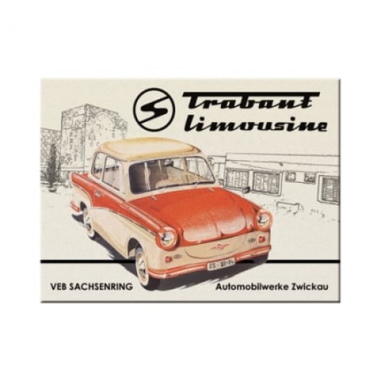 Magnet 6 x 8cm -  Trabant Limousine