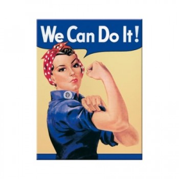 Magnet 6 x 8cm - We Can Do It! - Putem Sa O Facem! Magnet 6 x 8cm - We Can Do It! - Putem Sa O Facem!