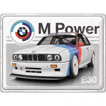 Placă 30 x 40 - BMW Motorsport M Power E30