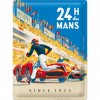Placă Decor 30 x 40 - 24H Le Mans Racing Afis Albastru