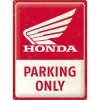 Placă Decor 30 x 40 - Honda Mc - Parking Only - Parcare Doar pentru Honda
