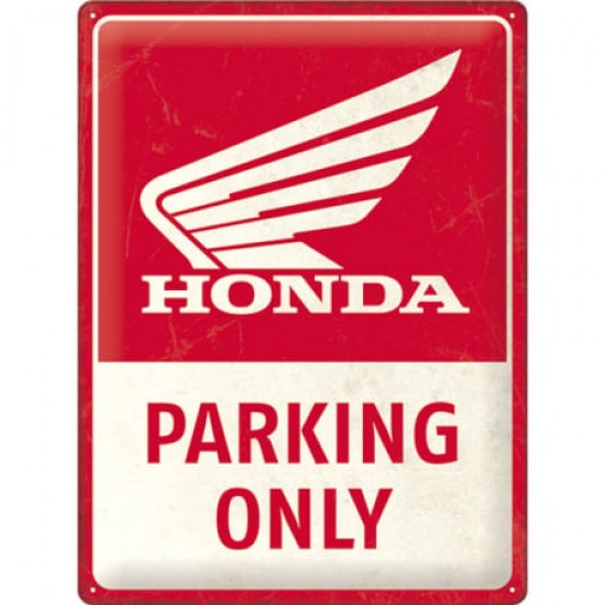 Placă Decor 30 x 40 - Honda Mc - Parking Only - Parcare Doar pentru Honda