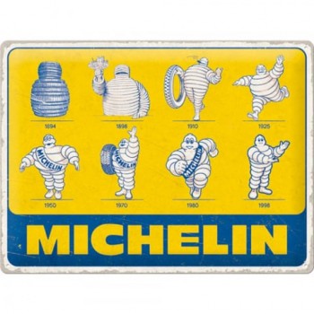 Placă Decor 30 x 40 - Michelin Logo Evolution - Evolutia Siglei