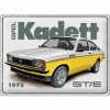 Placă Decor 30 x 40 - Opel Kadett Gt/E