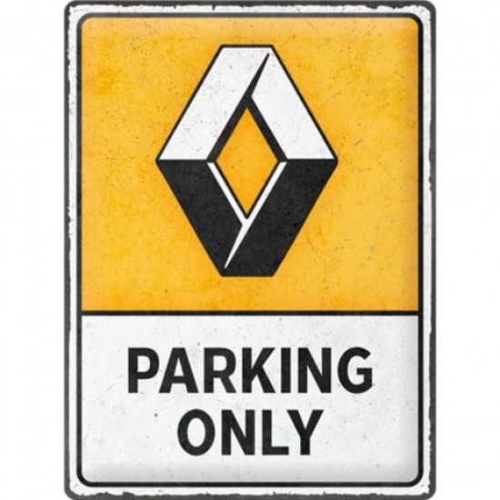 Placă Decor 30 x 40 - Renault Parking Only