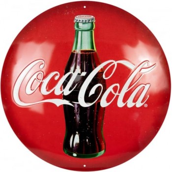 Placă decor 35cm - Coca-Cola