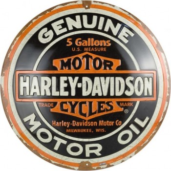 Placă decor 35cm - Harley Davidson Ulei de Motor Autentic