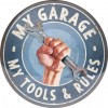 Placă decor 35cm - My Garage: My Tools & Rules