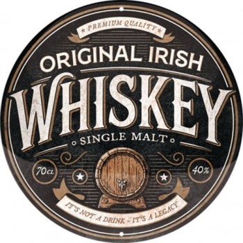 Placă decor 35cm - Original Irish Whiskey