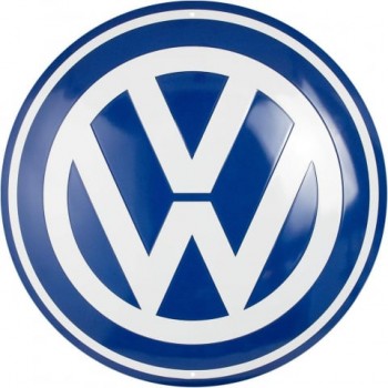 Placă decor 35cm - Vw - Logo