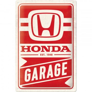 Placă Decor metalică 20 x 30 - Honda Am Garage - Garaj Auto
