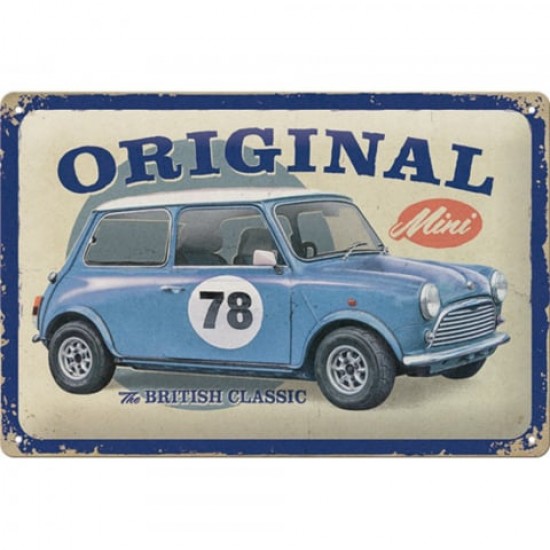 Placă Decor metalică 20 x 30 - Mini The British Classic - Clasic Britanic